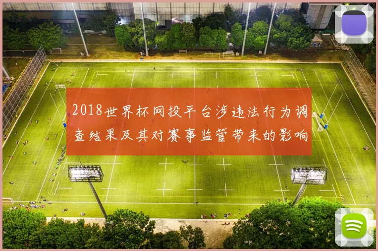 2018世界杯网投平台涉违法行为调查结果及其对赛事监管带来的影响
